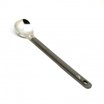Toaks Titanium Long Handle Spork with Polished Bowl