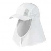 Buff Desert Cap - Solid White