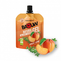 Gel énergétique bio pour efforts intenses Baouw Natural Gel Abricot - Thym