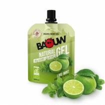 Gel énergétique bio pour efforts intenses Baouw Natural Gel Citron Vert - Menthe