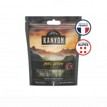 Snacks de viandes séchées hyper protéinés Kanyon Jerky Porc Trappeur - 50 g