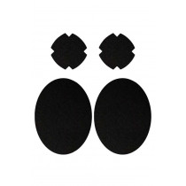 Patchs de réparation textile résistants et imperméables FabPatch Extreme Black-Noir