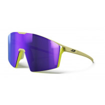 Julbo Edge Mat - Brun Clair / Jaune fluo // Mat - Light brown / Fluorescent yellow