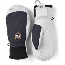 Moufles en cuir chaudes et robustes Hestra Army Leather Patrol Mitt-Bleu Marine/Navy