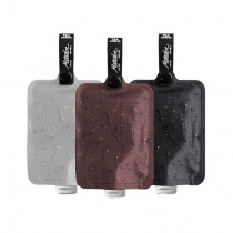 Lot de 3 flasques souples Matador Flatpak Toiletry Bottle 3-Pack-Charbon/bordeaux/gris