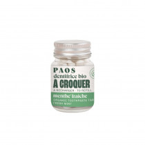 Paos flacon dentifrice à croquer Bio