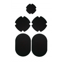 Patchs réparation tout textile FabPatch Stretch Yönmusta-Noir