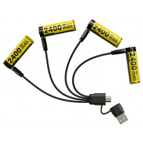 Nitecore Pack 4x Batteries NH2400