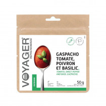 Soupe végétarienne lyophilisée Gaspacho tomate, poivron et basilic - Voyager