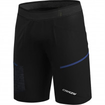 Short de randonnée léger et repisrant Crazy Short Traverse Man - Black