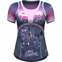 Crazy T-Shirt Voltage Woman - I Love Running