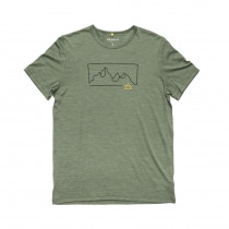 Tee-shirt très léger laine mérinos Devold Active Outline Tee Man - Forêt/Forest
