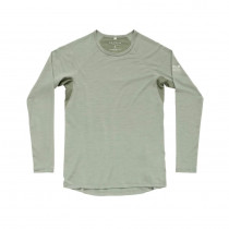 Tee-shirt très léger manches longues Devold Endurance Merino 130 Shirt Woman - Vert Olive/Fog