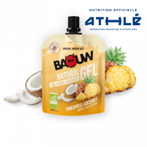 Gel énergétique bio Baouw Natural Gel Ananas-Noix de Coco