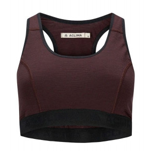 Aclima LightWoll Sport top Woman - Chocolate Plum