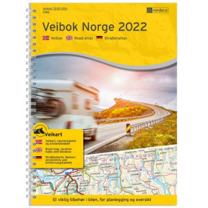 Atlas routier Norvège Veibok Norge 1:500 000