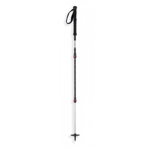 Bâtons Corto Fuji - 3 Parts Powerlock Long Grip - Black/Red