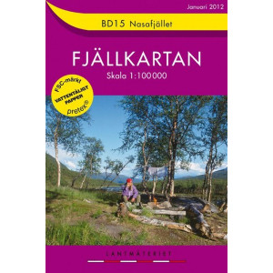 BD15 Nasafjället Fjällkarta