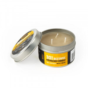 UCO 30-HR Emergency candle, cire d'abeille - Bougie de secours