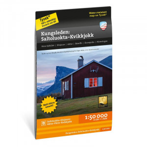 Cartes de randonnée Friluftsatlas Kungsleden 1:50.000 - Calazo