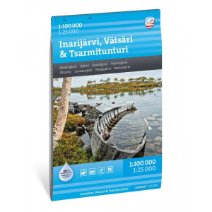 Carte Kilpisjärvi, Saana & Halti 1:50 000/1:25 000