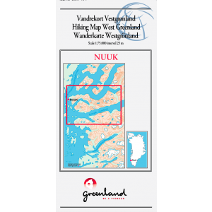 Carte du Groenland N°19 Nuuk - Austmannadalen