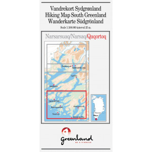 N° 3 - Qaqortoq – Groenland Sud – Carte de randonnée - 1 :100 000