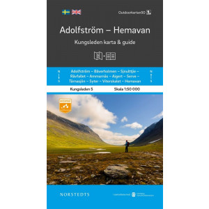 Carte & Guide Kungsleden n°5 : Adolfström - Hemavan
