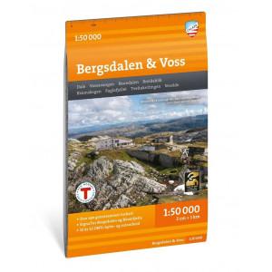 Carte du parc national du Sarek en Suède - Echelle 1:50 000