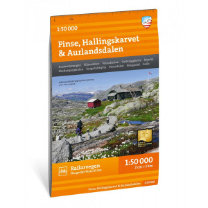 Carte du parc national du Sarek en Suède - Echelle 1:50 000