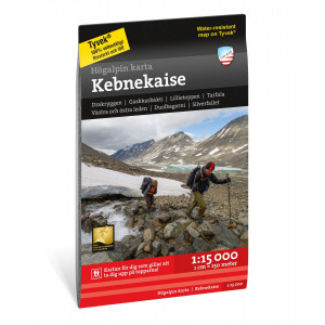 Cartes de randonnée Friluftsatlas Kungsleden 1:50.000 - Calazo