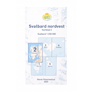 Carte Spitzberg - Svalbard Nordvest