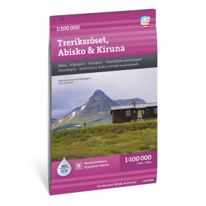 Cartes de randonnée Friluftsatlas Kungsleden 1:50.000 - Calazo