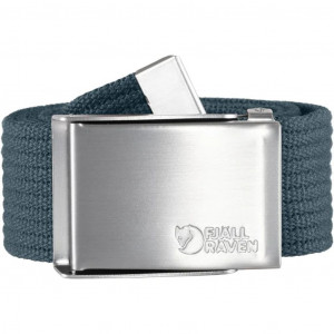 Ceinture avec boucle en métal Fjällräven Canvas Belt - Bleu ardoise/Dusk