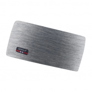 Bandeau fin et chaud en laine mérinos Devold Breeze Merino 150 Headband Cameo Melangenge