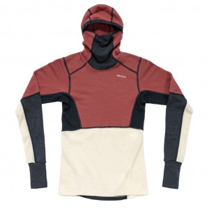 Sous-vêtement chaud Devold Expedition Arctic Pro Hoodie Woman - Marsala