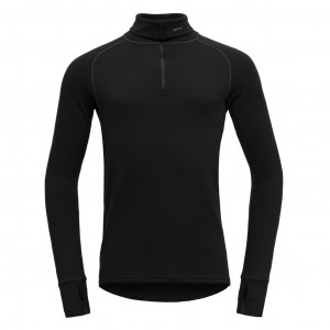 Devold Expedition Merino 235 Z.Neck Man-Black