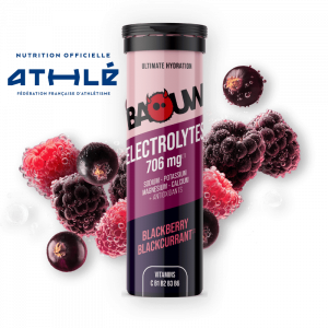 Pastilles d'hydratation pour l'effort Baouw Pastilles Electrolytes Mûres - Cassis
