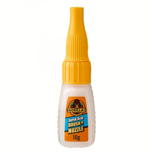 Colle ultra forte instantanée Gorilla Super Glue avec pinceau