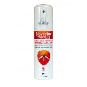 Lotion anti-insectes pour la peau haute protection Pharmavoyage Biovectrol Tropiques