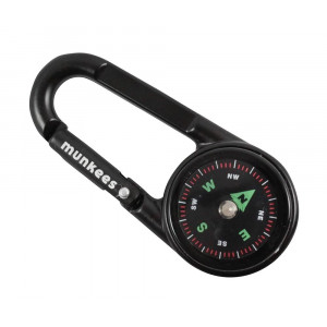 Munkees Carabiner Compass with Thermometer