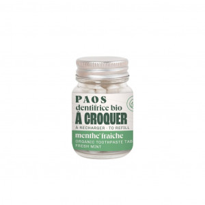 Paos flacon dentifrice à croquer Bio