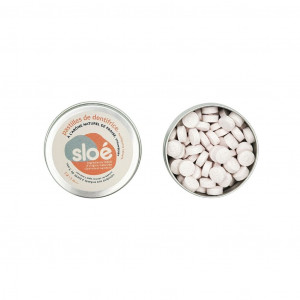Sloé Dentifrice solide en pastilles - Nomade avec boîte - Fraise