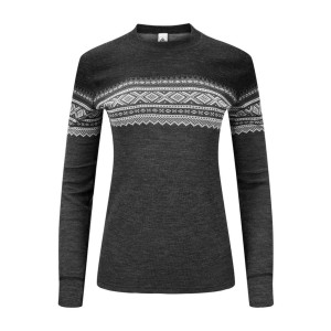 Sous vêtement thermique en laine mérinos Aclima Marius Crew Neck Woman -  Norefjell
