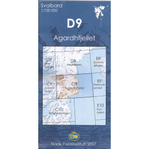 D9 Agardhfjellet 1:100 000