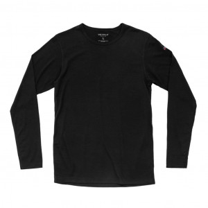 Tee-shirt manches longues fin 100 % laine mérinos Devold Breeze Merino 150 Shirt Man - Noir/Black
