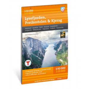 Carte du parc national du Sarek en Suède - Echelle 1:50 000