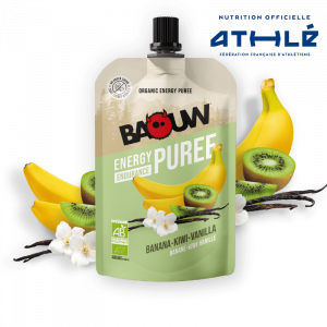 Baouw Purée Banane – Kiwi – Vanille 