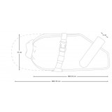Dimensions  Apidura Racing Saddle Pack 5 L