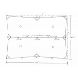 Dimensions SlingFin NFT Ultralight Flat Tarp